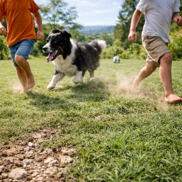Le Zoysia japonica résiste-t-il bien au piétinement intensif (enfants, animaux) ?